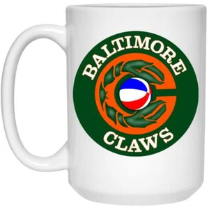 Baltimore Claws Mug 15 oz. Glossy Ceramic | ABA Basketball Team - Picture 1 of 7