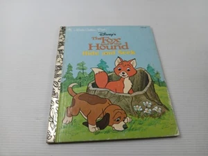 Disney's THE FOX AND THE HOUND HIDE AND SEEK Little Golden Book H/Cover 104-46 - Picture 1 of 15