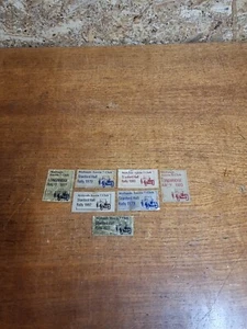 7 x Vintage Midlands Austin 7 Club Rallye Dasboard Platte Abzeichen Plakette  - Bild 1 von 7