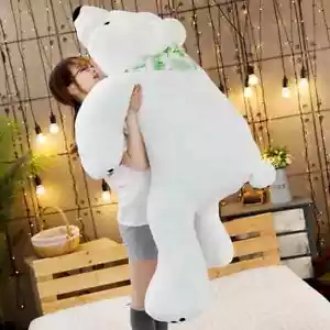 60/75/100CM Bear Plush Toy Soft Animal Cute Doll Cushion Kids Christmas Gift - Picture 1 of 12