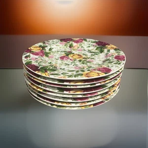 Set 8 Royal Albert Country Rose Chintz Keramik 7-3/4" Beilagen Salat Wüste Teller - Bild 1 von 10