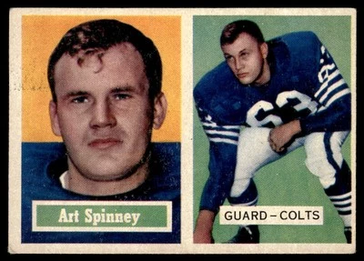 1957 TOPPS ART SPINNEY BALTIMORE COLTS #17 - Image 1 of 2