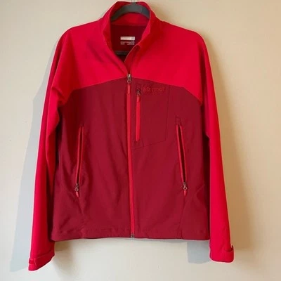 Marmot Estes Red Zip Up Softshell Jacket Outdoor Hiking  Athleisure  - Image 1 of 4