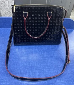 ARCADIA Patent Leather Womens Handbag Satchel Bag Made In ITALY - Picture 1 of 12