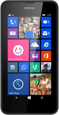 AT&T Prepaid Nokia Lumia 635 4G LTE 8GB Windows Cell Phone Smartphone New Sealed - Image 1 of 4