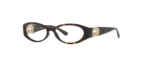 NEW Gucci GG1693O 002 52/15/135 TRT Shine Demo Oval Women Eyeglasses - Picture 1 of 17