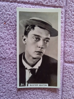 BAT - CINEMA STARS PHOTOGRAPHIC - #31 BUSTER KEATON  GD - Image 1 of 2