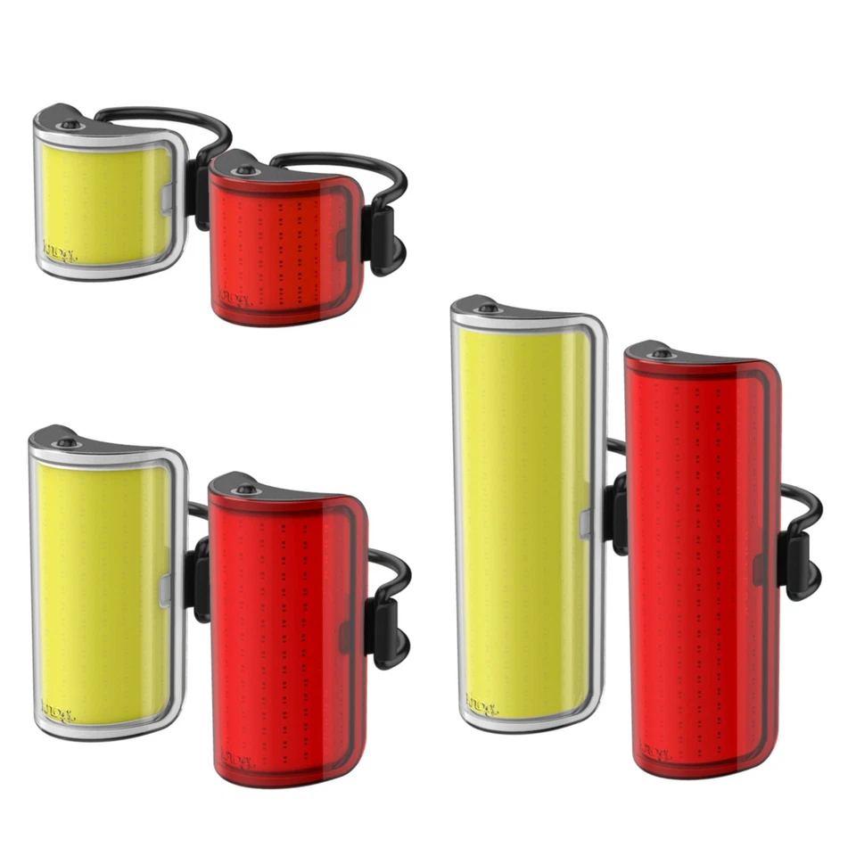 Juego de luces delanteras y traseras para bicicleta Knog Mid Cobber Twinpack