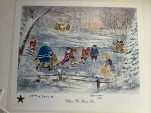 Als wir sechs waren von Steven Houston / signiert von -2 Old Time Tor Maple Leafs - Bild 1 von 12