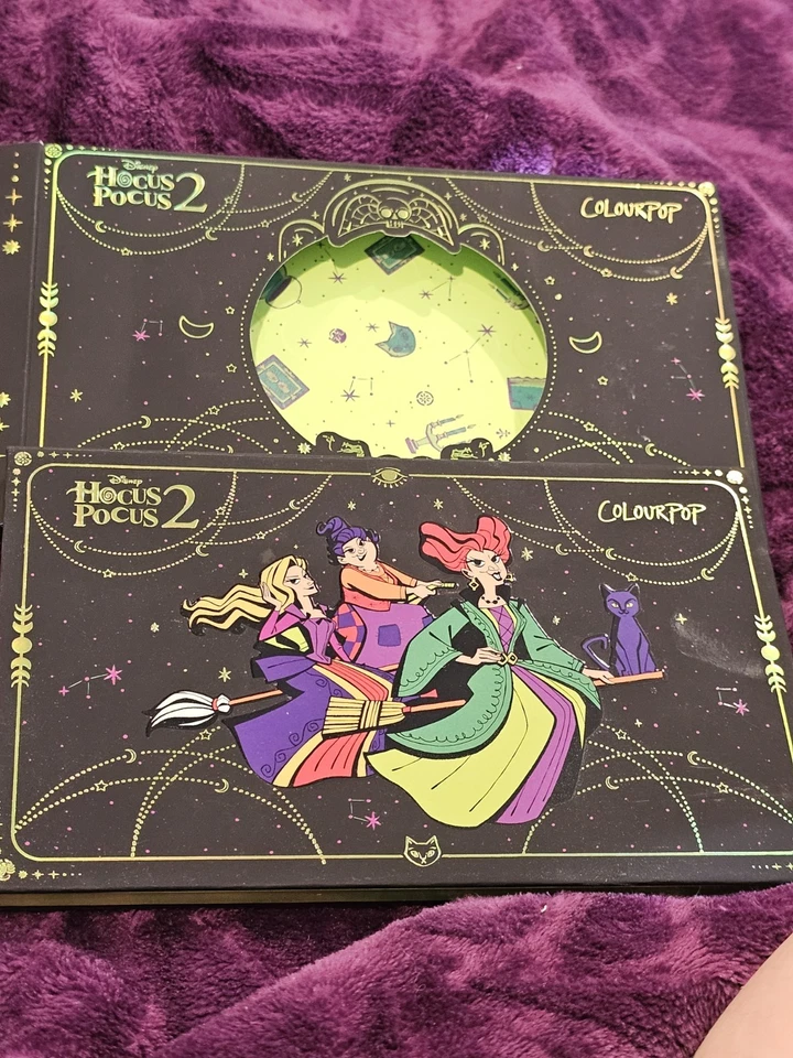 COLOURPOP x Disney HOCUS POCUS 2 "All Hallows Eve" 粉饼眼影盘 — 第 1/2 张图片
