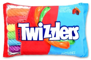 Twizzlers Rainbow 19" x 8.5" Pillow Set with Mini Twist Pillows - Picture 1 of 9