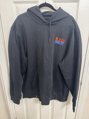 Fox Racing Pro Circuit черный пуловер с капюшоном XXL мотоцикл графика - Изображение 1 из 4
