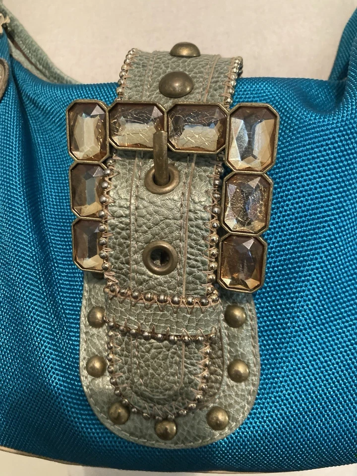 Kathy Van Zeeland Bag Teal Blue Beautiful! Great Condition - Image 1 of 4