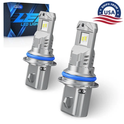 适用于福特野马 1990 - 1993 LED 车头灯组合灯泡 6500K 超级氙气白色 — 第 1/4 张图片