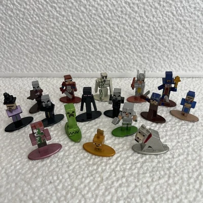 Minecraft Die-cast Nano Metalfigs  Figures Mixed Lot Bundle - Image 1 of 4