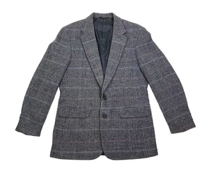 Andhurst Mens Blazer Sz 42L Plaid Single Breasted Vented Lined Made In USA - Picture 1 of 7