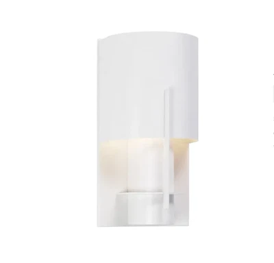 Aplique Oberon arquitectónico Sonneman en acabado blanco satinado Modelo: 1710.03LF Foto 1 de 2