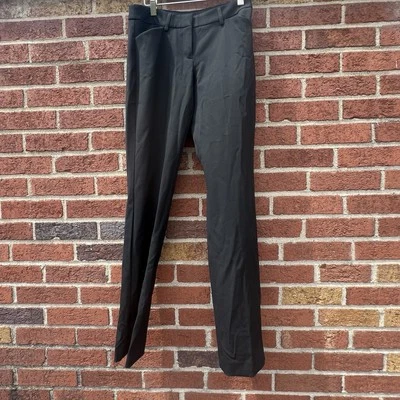 Express Womens Editor Barely Boot Low Rise Pants Stretch Trouser Black Size 2 - Image 1 of 4