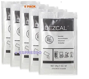 URNEX DEZCAL COFFEE MAKER & ESPRESSO DESCALER - 5 PACK - Picture 1 of 5