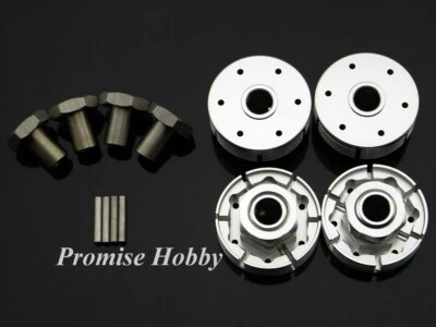 Alloy 17mm Hex Hub W/Pins for HPI 1/8 Savage 4.6 5.9XL FLUX HP RC Crawler Car - Image 1 of 4
