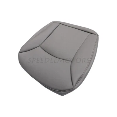 Fit 2002 - 2008 Ford E150 E250 Econoline Van Driver Bottom Vinyl Seat Cover Gray Foto 1 de 4