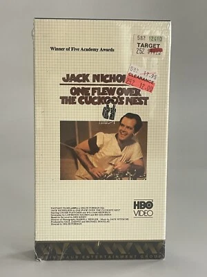 New SEALED One Flew Over the Cuckoo's Nest  VHS HBO VIDEO Jack Nicholson 1048 - Image 1 of 4