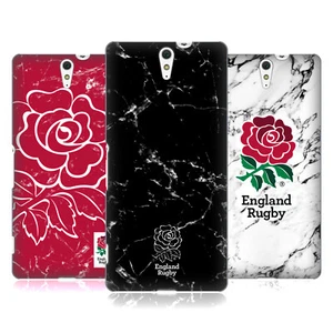 OFFICIAL ENGLAND RUGBY UNION MARBLE HARD BACK CASE FOR SONY PHONES 2 - Imagen 1 de 10