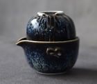 Chinese Teapot Tea Cup Portable Handmade Gaiwan Ceramic Pottery Loose Leaf Tea