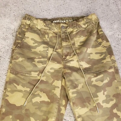 American Eagle Next Level Stretch Camo Joggers Womens Size 8 Streetwear Grunge - Image 1 of 4