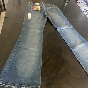 SO NWT Vintage JR Girls Wide Waist Hipster Flare Jean 11 Tall - Picture 1 of 5