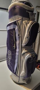 NWOT Top Flite Flawless Golf Club Bag 7-Dividers 7 Pockets Color Purple W Traps - Picture 1 of 7