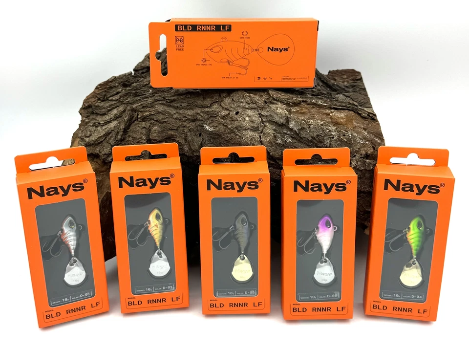 Nays BLD RNNR LF 10g Jig Spinner Bleifrei BKK Spear 5,4cm Lead Free Searchbait - Bild 1 von 1