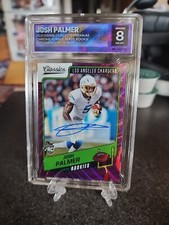 2021 Classics Josh Palmer Premium Edition Purple Rookie Auto RC #19/25 PGX 8