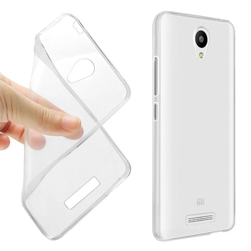 Cover Custodia Silicone Gel Trasparente 0,3mm ~ Xiaomi Redmi Note 2 - Immagine 1 di 1