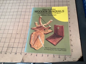 original: 1982 Easy to make WOODEN SUNDIALS milton stoneman, unused, - Picture 1 of 6
