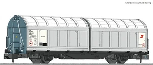 FLEISCHMANN N 826252 Carro A Muro Scorrevole ÖBB AAE Epoca VI NUOVO OVP - Foto 1 di 3