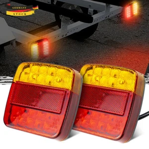2x tylne światła LED tylne światło samochód osobowy ciężarówka przyczepa oświetlenie 12V 4 funkcje zestaw - Zdjęcie 1 z 12