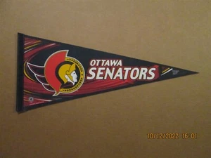 NHL Ottawa Senators Vintage Circa 1990's Edition 7 Team Logo Hockey Pennant - Picture 1 of 1