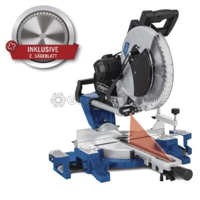 DOUBLE BEVEL SLIDING COMPOUND MITRE SAW 305MM 2000W 230V SCHEPPACH HM140L - Image 1 of 3