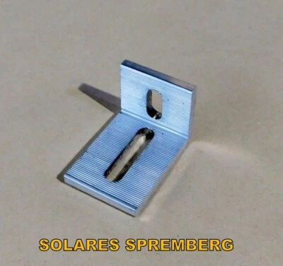 PROFINESS 4-20x Kreuzverbandwinkel massiv hochfest Winkel Aluminium Photovoltaik geriffelt