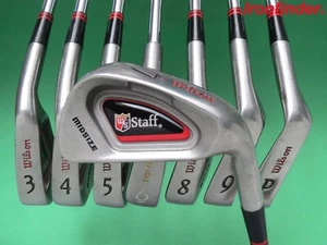 Wilson Staff MIDSIZE Set 3-PW (8 clubs) Steel Firestick 3.5 Shafts Mens Right - Picture 1 of 13