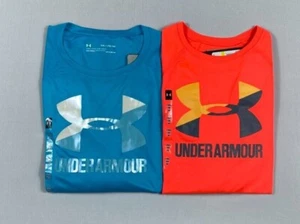 Girl's Youth Under Armour Heatgear Loose Fit Polyester Long Sleeve  T-Shirt - Picture 1 of 3