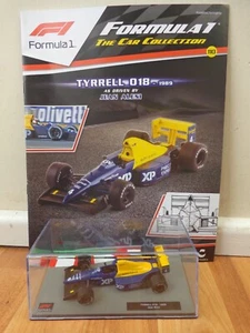 1/43 F1 FORMULA 1 CAR COLLECTION - 1989 TYRRELL 018 JEAN ALESI CAR #110 - Picture 1 of 2