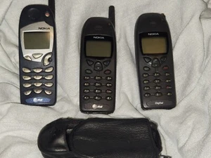 3-Nokia  phones- 6160m - 6166- 5165 - For Collectors - No Sim Card - Picture 1 of 9