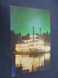 Disneyland Frontierland Mark Twain Dampfschiff Vintage Postkarte - Bild 1 von 2