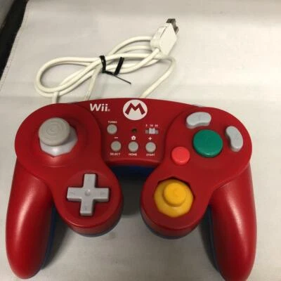 HORI Wii Controller limited Mario Pad Red Nintendo Game equipment Japan Used JP - Image 1 of 3