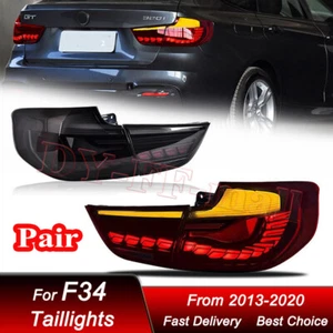 2xGTS Fanali Posteriori LED Luci Freno Sequenziali per BMW Serie 3 GT F34 13-20 Smoke - Foto 1 di 11