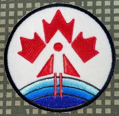 Canadian Space Agency Agence Spatiale Canadienne Patch Hook & Iron-On Repro A68 - Image 1 of 2