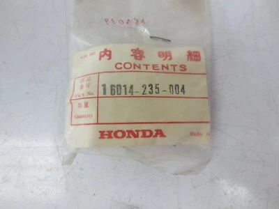NUEVO Juego de tapa de carburador genuino OEM Honda CB160 16014-235-004 Foto 1 de 2