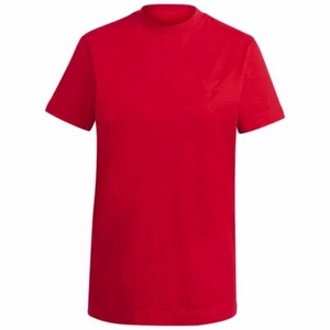Y-3 Yohji Yamamoto Adidas Classic Logo Women's T-Shirt Cotton RED SIZE S GV0320 - Picture 1 of 15